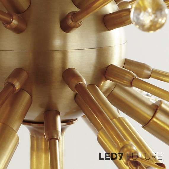 Loft Industry Modern - Pure Flower Brass